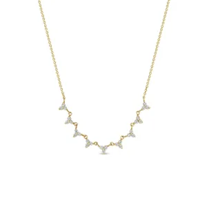 Zoë Chicco 14K Yellow Gold Diamond Trio Necklace